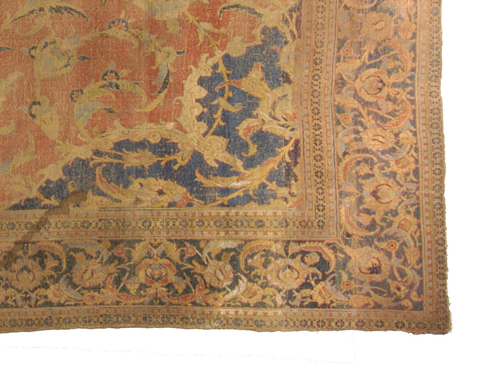 Tapis de cour ottoman à médaillon en cartouche Louvre Collections