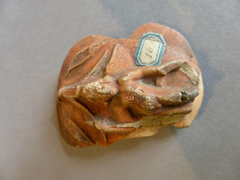 applique de vase ; fragment