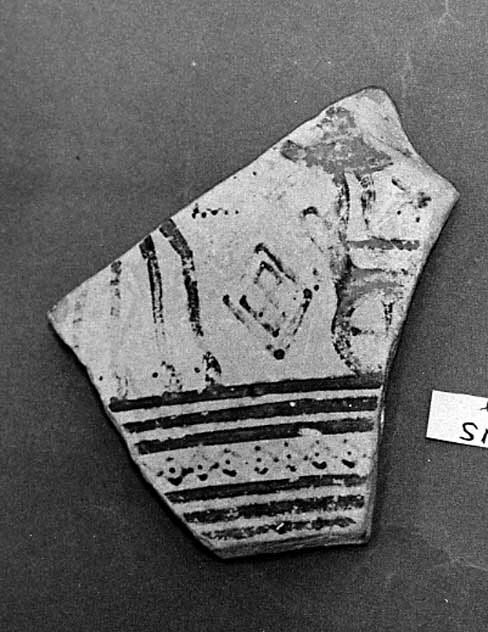 cratère ; fragment