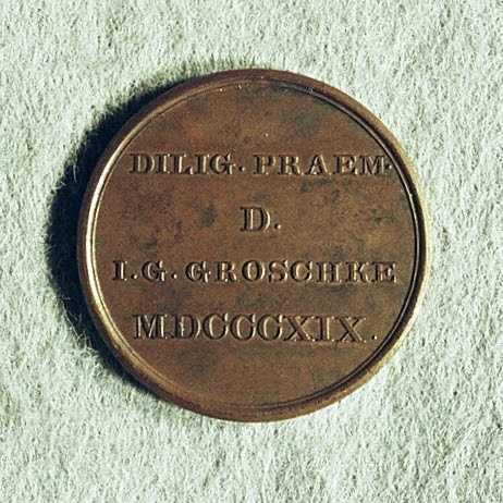 Médaille : Prix Groschke du lycée de Mitau, 1819., image 2/2
