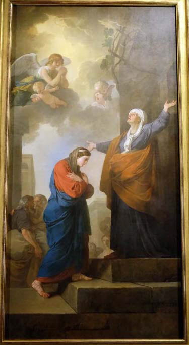 La Visitation, Suvée, Joseph Benoît, Fin du XVIIIe siècle (1781)