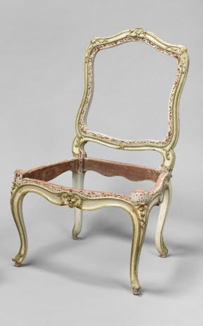 Chaise provenant du grand salon du château d'Abondant, d'un ensemble de six (RFML.OA.2018.61.1 à 6)