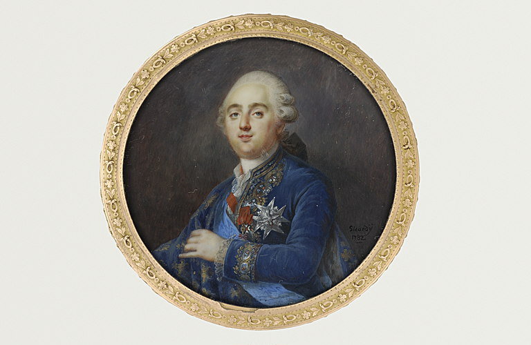 Louis Marie Sicardi, Miniature Portrait of Louis XVI