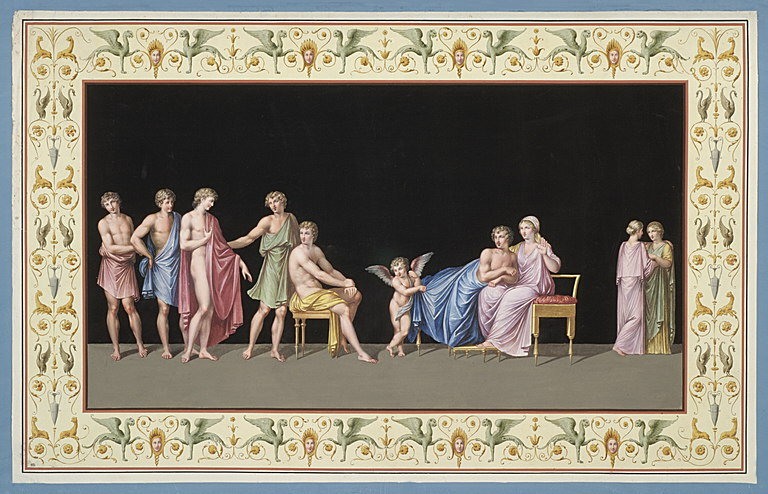 Arès et Aphrodite surpris par Héphaïstos Louvre Collections