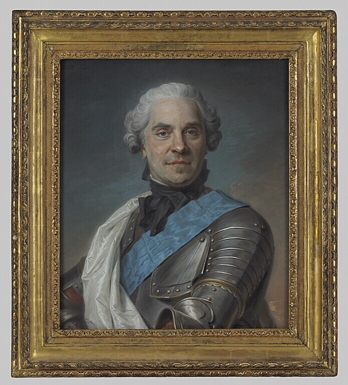 Portrait de Hermann Maurice de Saxe (1696-1750), maréchal de France ...