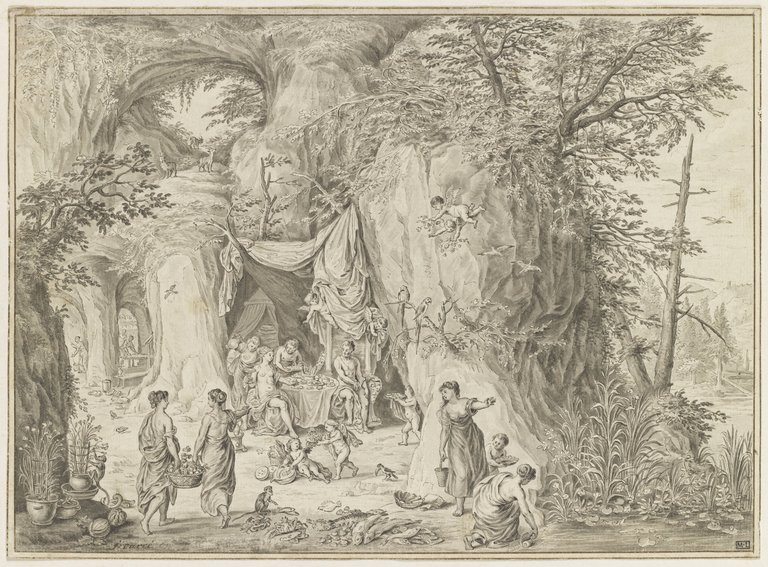 Ulysse Dans La Grotte De Calypso Louvre Collections 4750