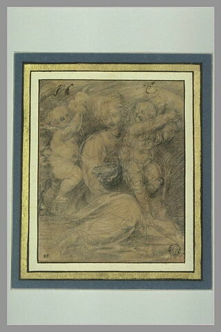 La Vierge à l'Enfant et le petit saint Jean, image 1/1