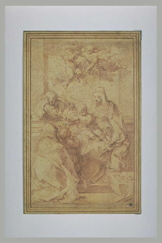 Sainte Famille avec sainte Elisabeth et le petit saint Jean, image 2/2