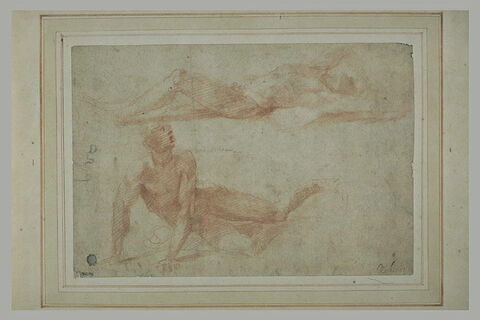 Deux hommes nus étendus, image 1/1