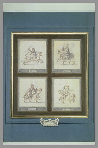 Charles V à cheval, de profil vers la gauche, image 2/2