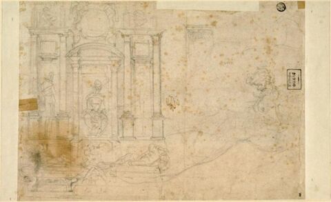 Etude pour un des tombeaux des Médicis à San Lorenzo, image 3/3