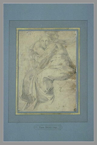 Salathiel et sa mère, d'après la voûte de la Chapelle Sixtine, image 2/3