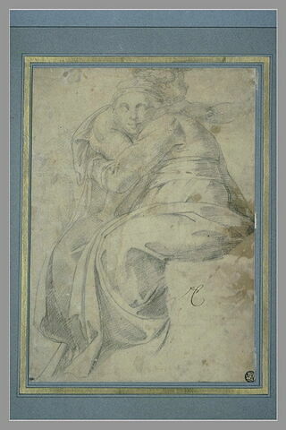 Salathiel et sa mère, d'après la voûte de la Chapelle Sixtine, image 3/3