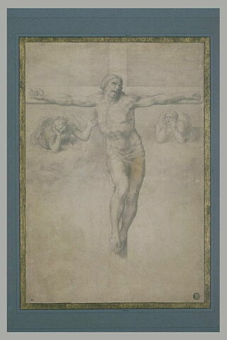 Le Christ en croix et deux anges, image 2/2