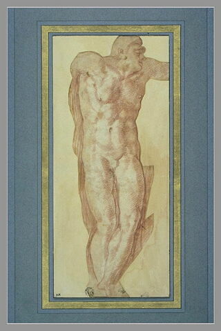Homme nu, de face, image 1/2