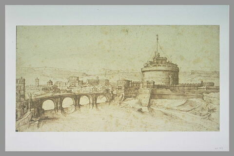 Vue du pont et du Castel Sant'Angelo à Rome, image 2/2