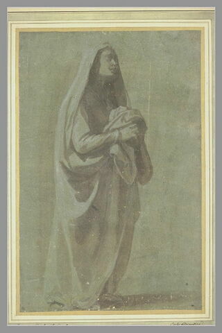 La Vierge debout, les mains jointes, image 1/1