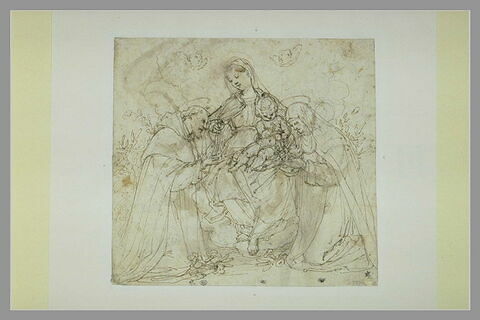 La Vierge remettant le Rosaire à saint Dominique