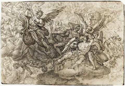 Saint Michel foudroyant les Anges rebelles, image 1/1