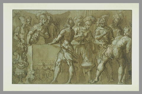 Brennus faisant peser l'or formant la rançon de Rome