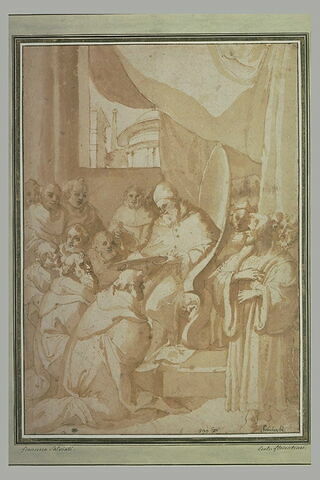 Jules II intronisant un cardinal