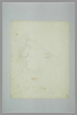Tête d'homme coiffée d'un bonnet, de profil, image 4/4