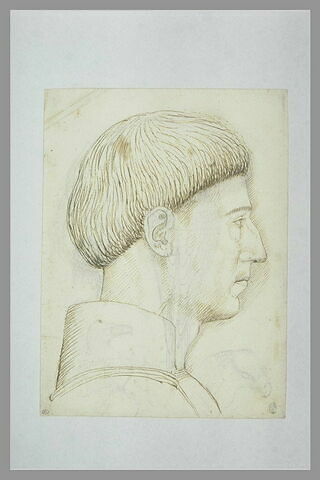 Tête d'Alphonse V d'Aragon, de profil vers la droite, image 2/2