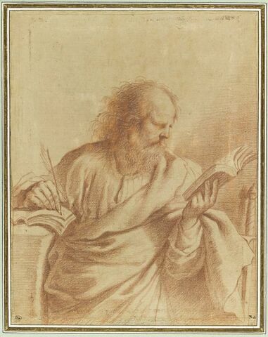 Saint Paul lisant et écrivant
