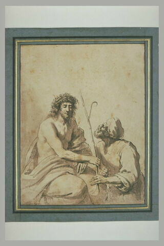 Un soldat donne à Jésus un roseau en guise de sceptre, image 2/2