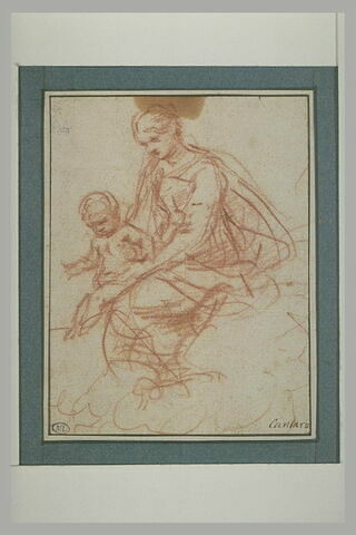 La Vierge tenant l'Enfant sur ses genoux, image 2/2