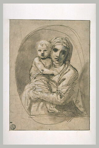 Vierge à l'Enfant dans un tondo, image 2/2