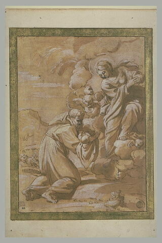La Vierge confiant l'Enfant Jésus à saint François d'Assise