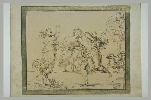 Jupiter poursuivant une nymphe, image 2/2