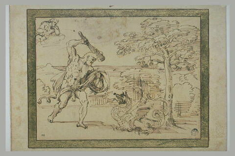 Hercule combattant le dragon du jardin des Hespérides, image 2/2
