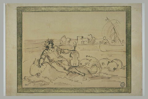 Arion sauvé par un dauphin, image 2/2