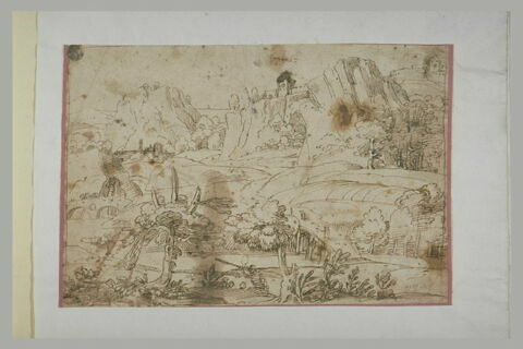 Chasseur dans un paysage montagneux, image 1/1