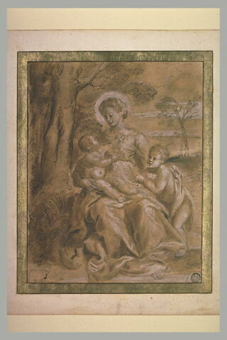 La Vierge à l'Enfant avec le petit saint Jean, image 1/1