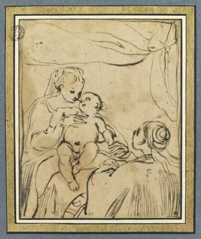 Vierge et l'Enfant et sainte Catherine d'Alexandrie, image 3/3