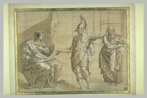 Trois figures : Calypso, Télémaque et Mentor, image 2/2