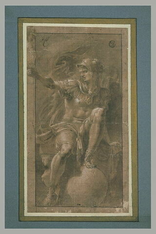 Guerrier vêtu à l'antique, le pied posé sur une sphère : Scipion (?), image 2/2