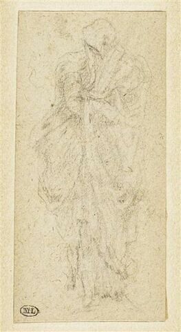 Figure debout, drapée, image 1/2