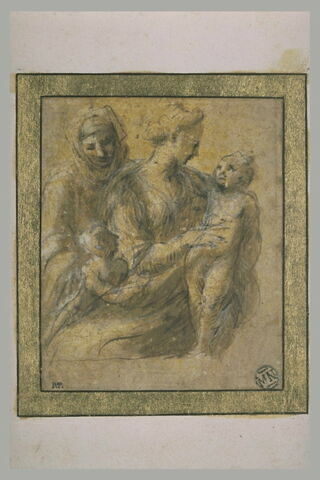 Vierge à l'Enfant, avec sainte Elisabeth et le petit saint Jean-Baptiste, image 2/2