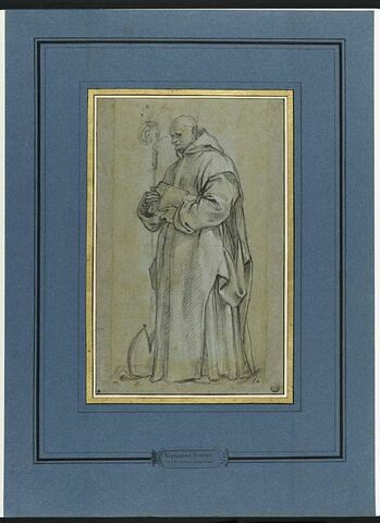 Saint Bruno, une crosse dans la main droite, image 3/4