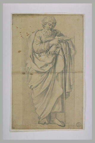 Saint Paul, appuyé sur son épée, lisant, image 2/2