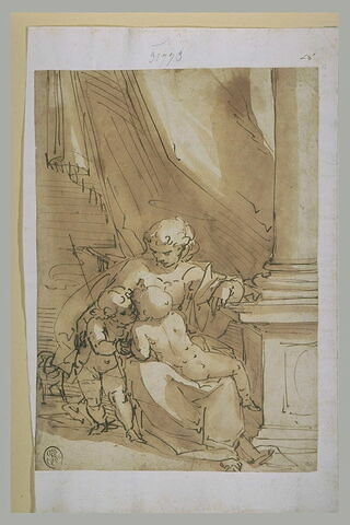 Vierge à l'Enfant avec le petit saint Jean embrassant l'Enfant, image 2/2