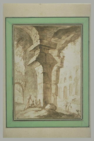 Ruines d'un théâtre antique, vues de l'intérieur, image 1/1