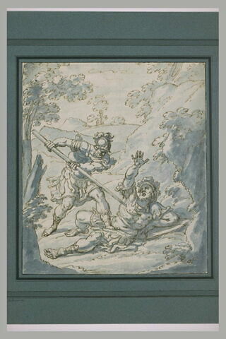 Combat de deux guerriers, image 1/1