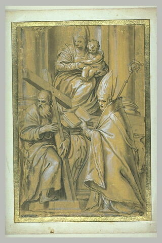 La Vierge à l'Enfant avec saint Pierre et un évêque
