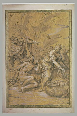Ulysse nu découvert par Nausicaa et ses servantes sur l'île des Phéaciens, image 2/2