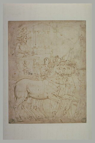Copie d'après l'antique : le triomphe de Marc-Aurèle, image 2/2